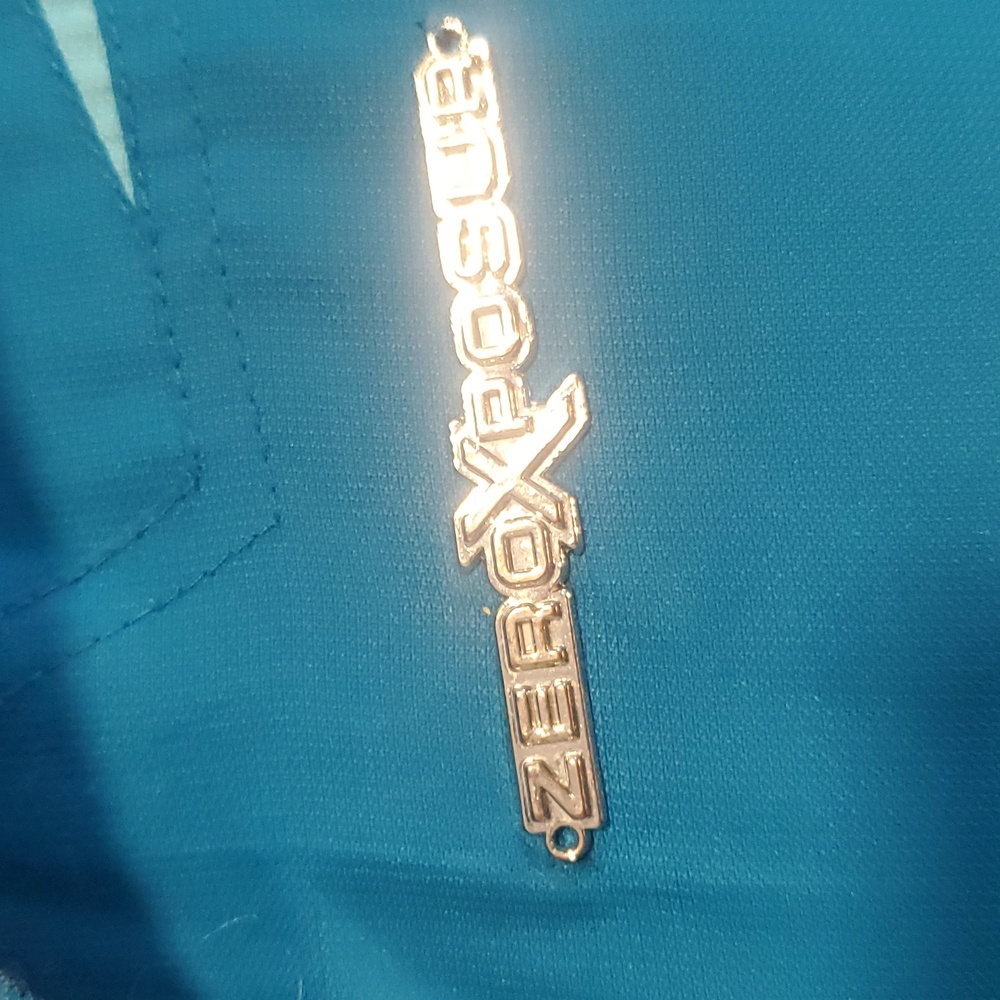 ZeroXposur Coat Blue Hooded White Trim Longer Ski Winter Size L - Picture 2 of 14